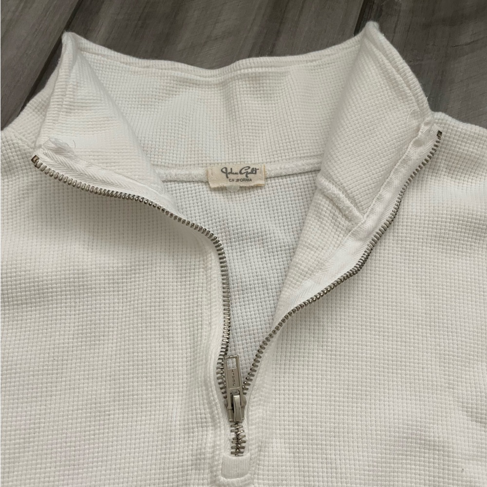 John Galt Half Zip Up Sweatshirt